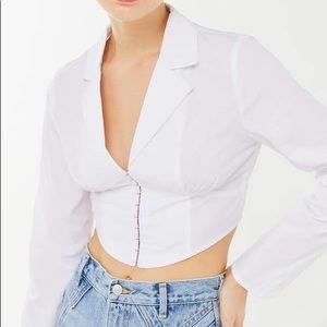 Lioness The Carrie Collared V-Neck Top